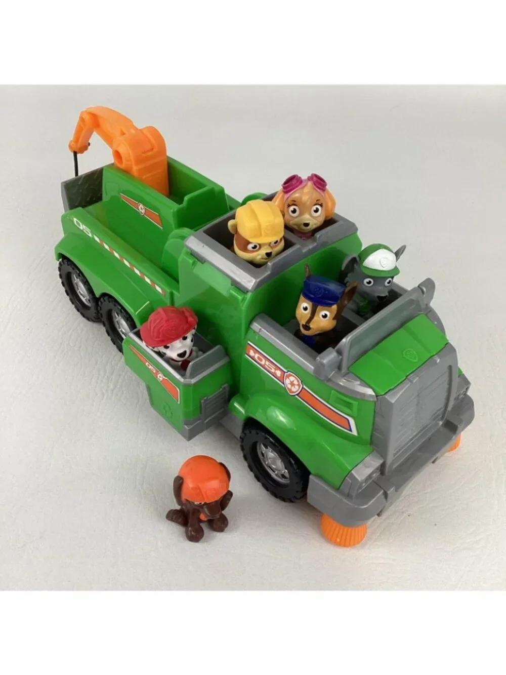 Paw Patrol Ultimate Rescue Recycle Truck Rescue Vehicle Crane w Figures Bundle - Picture 2 of 10